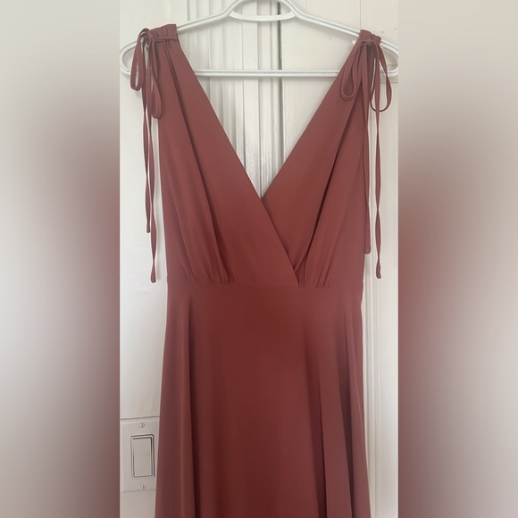 Dusty Rose Lulus Dress - Picture 1 of 9